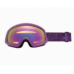 Von Zipper Feenom Snowboard Goggles Vurple Satin Bronze Pink Chrome Lens 2013