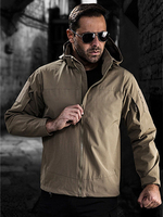 Jacket For Men Zipper Polyester Modern