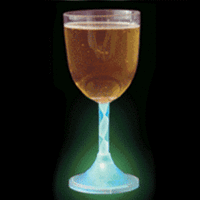 Flashing Wine Globlet- Set of two