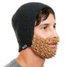 The Beard Beanie - Dark GreyToasted Almond
