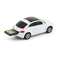 VW Beetle New Shape Car Computer USB Memory Stick 8Gb - White