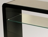 Annaghmore Flat Packed Atlantis Clarus Black Gloss Console Table