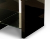Annaghmore Flat Packed Atlantis Clarus Black Gloss Lamp Table