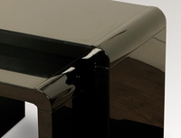 Annaghmore Flat Packed Atlantis Clarus Black Gloss Nest Of Tables