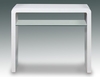 Annaghmore Flat Packed Atlantis Clarus White Gloss Console Table