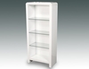 Annaghmore Flat Packed Atlantis Clarus White Gloss Large Bookcase