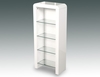 Annaghmore Flat Packed Atlantis Clarus White Gloss Small Bookcase