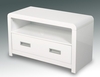 Annaghmore Flat Packed Atlantis Clarus White Gloss Tv Cabinet