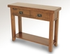Annaghmore Flat Packed Roscrea Acacia 2 Drawer Console Table
