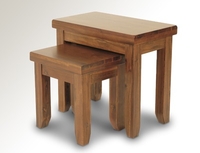 Annaghmore Flat Packed Roscrea Acacia Nest Of Tables