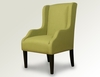 Annaghmore Hannah Green Fabric Armchair