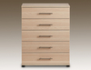 Archers Assembled Durham Oak 5 Drawer Chest Of Drawers