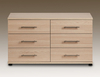 Archers Assembled Durham Oak 6 Drawer Chest Of Drawers