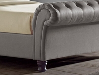 Birlea Castello King Size Grey Fabric Bed Frame