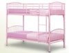 Birlea Corfu Pink Metal Bunk Bed Frame