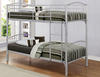 Birlea Corfu Silver Metal Bunk Bed Frame