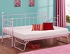 Birlea Jessica Pink Metal Day Bed With Guest Bed Frame