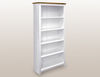 Core Flat Packed Capri White And Pine Tall Bookcase