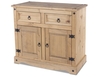 Core Flat Packed Corona Pine 2 Door 2 Drawer Sideboard