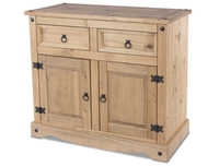 Core Flat Packed Corona Pine 2 Door 2 Drawer Sideboard