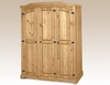 Core Flat Packed Corona Pine 3 Door Triple Wardrobe