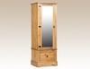 Core Flat Packed Corona Pine Armoire With Mirrored Door