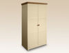 Core Flat Packed Jamestown Cream And Ash 2 Door Wardrobe