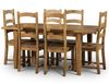 Julian Bowen Mayflower 140cm Extending Dining Table And 4 Chairs Set