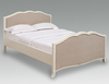 Lpd Chantilly King Size Antique White Wooden Bed Frame