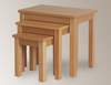 Lpd Flat Packed Oakridge Oak Nest Of Tables