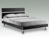 Lpd Novello Double Black Gloss Bed Frame