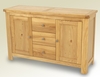 Premier Assembled Elmwood Light 2 Door 3 Drawer Large Sideboard