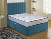 Sareer 4ft Matrah Cool Blue Memory Coil Small Double Divan Bed