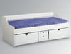 Seconique Dante White Cabin Bed Frame