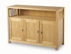 Seconique Flat Packed Ashmore Ash 3 Door Sideboard