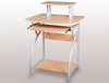 Seconique Flat Packed Chico Natural Beech And Silver Computer Desk
