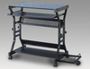 Seconique Flat Packed Cori Black Glass Computer Desk