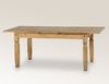 Seconique Flat Packed Corona 160cm Pine Extending Dining Table
