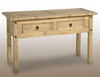 Seconique Flat Packed Corona Pine 2 Drawer Console Table