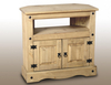 Seconique Flat Packed Corona Pine Corner Tv Cabinet