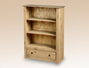 Seconique Flat Packed Panama Pine 1 Drawer Bookcase
