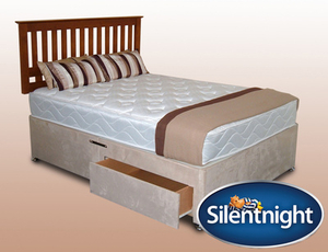 Silentnight Moretto Miracoil Double Mattress With Solar Divan Base