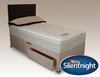 Silentnight Munich Miracoil Latex Single Mattress With Solar Divan Bas