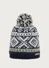 Barts Log Cabin Beanie - Navy