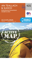 Ordnance Survey An Teallach & Slioch - OS Explorer Active 435 Map