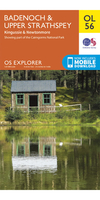 Ordnance Survey Badenoch & Strathspey - OS Explorer OL56 Map