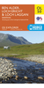 Ordnance Survey Ben Alder,  Loch ericht & Loch Laggan - OS explorer OL50 Map