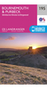 Ordnance Survey Bournemouth,  Purbeck,  Wimborne Minster & Ringwood - Landranger 195 Map