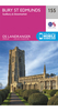 Ordnance Survey Bury St edmunds,  Sudbury & Stowmarket - Landranger 155 Map
