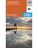 Ordnance Survey Colchester,  Harwich & Clacton-on-Sea - OS explorer 184 Map